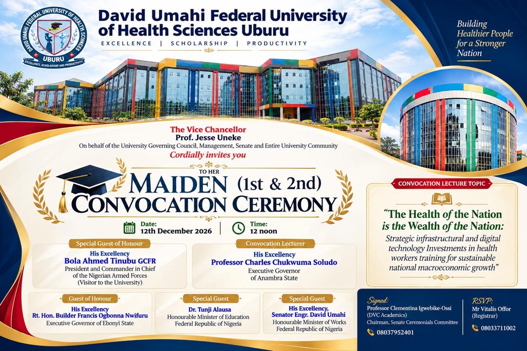 DUFUHS Maiden (1st & 2nd) Convocation Ceremony
